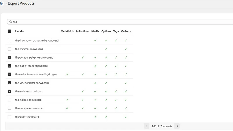 Product Save & Sync