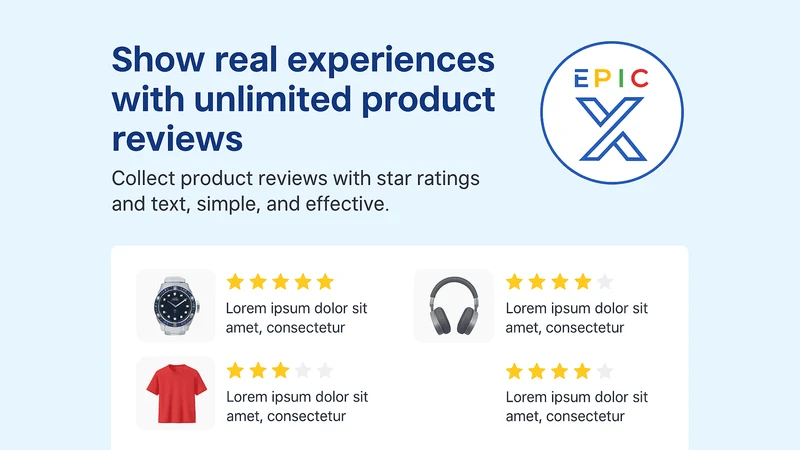 Product Reviews & Ratings