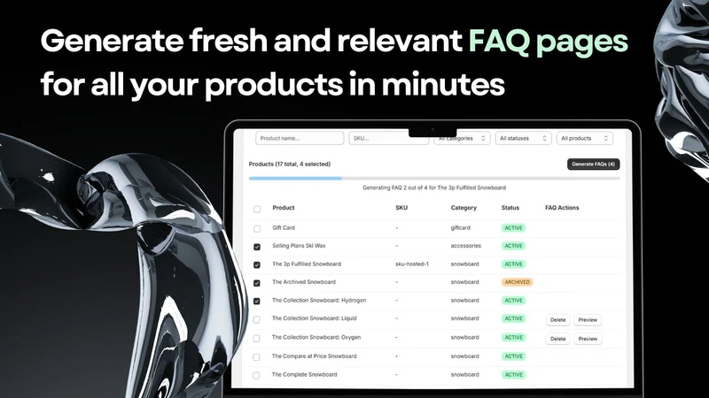 AI ERA: Automated FAQ Pages
