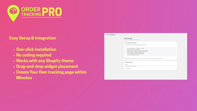 Order Tracking Page Pro