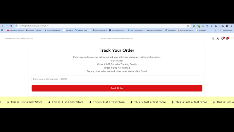 Order Tracking Page Pro