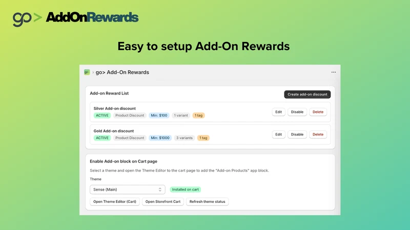 go> Addon Rewards