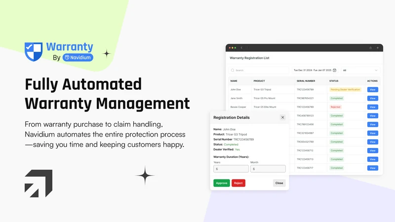 Navidium Product Warranty