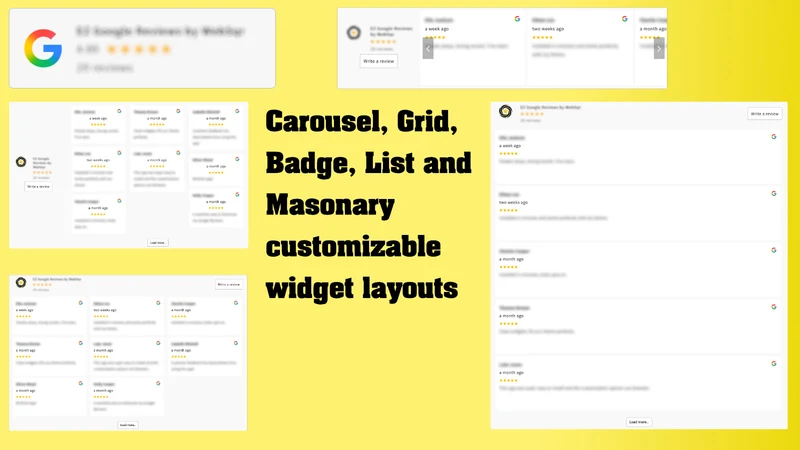 EZ Google Reviews by WebSqr