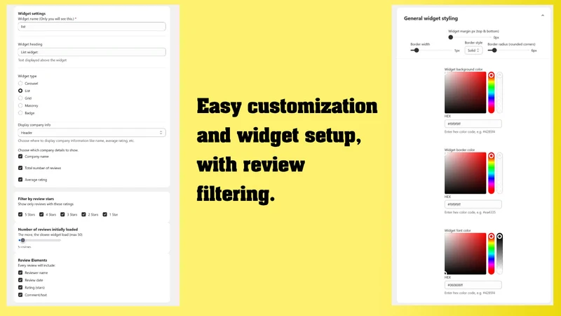 EZ Google Reviews by WebSqr