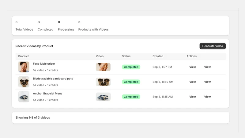 VideoMagic: AI Product Videos