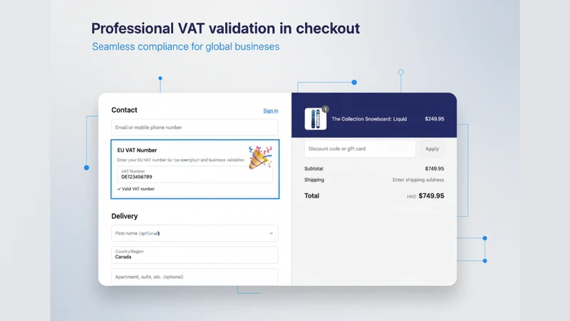 SD ‑ Add VAT to checkout
