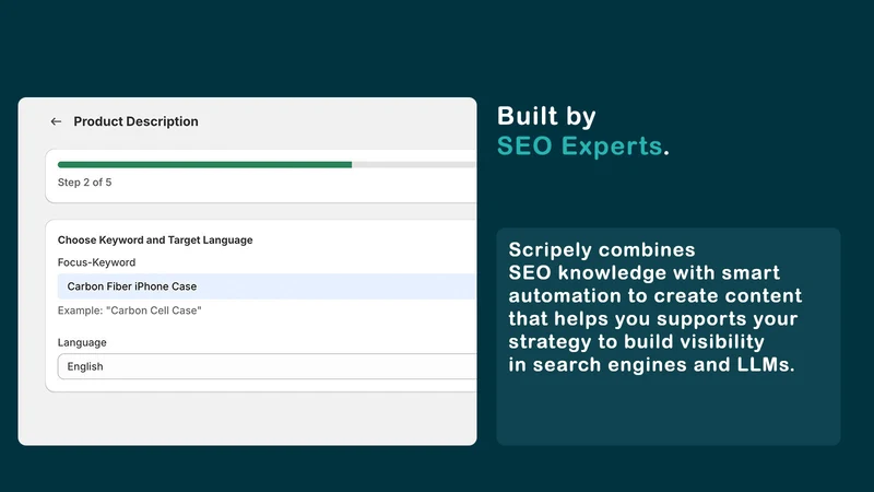 Scripely: SEO Content Flows