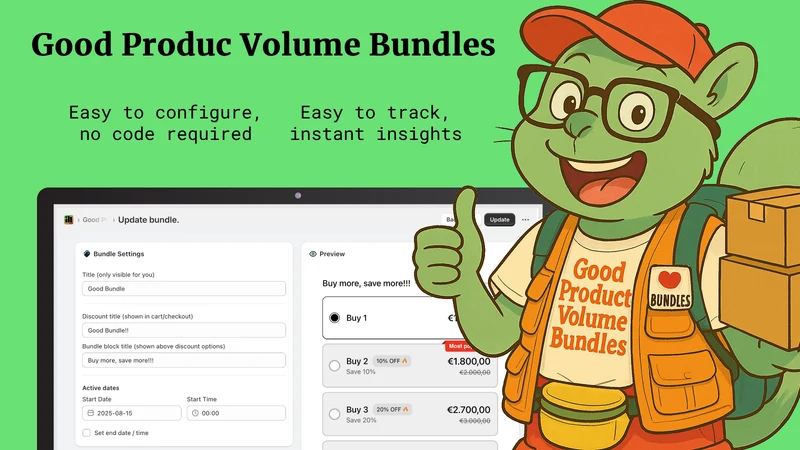 Good Product Volume Bundles