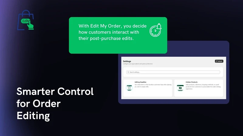 Order Editing.app & Upsell