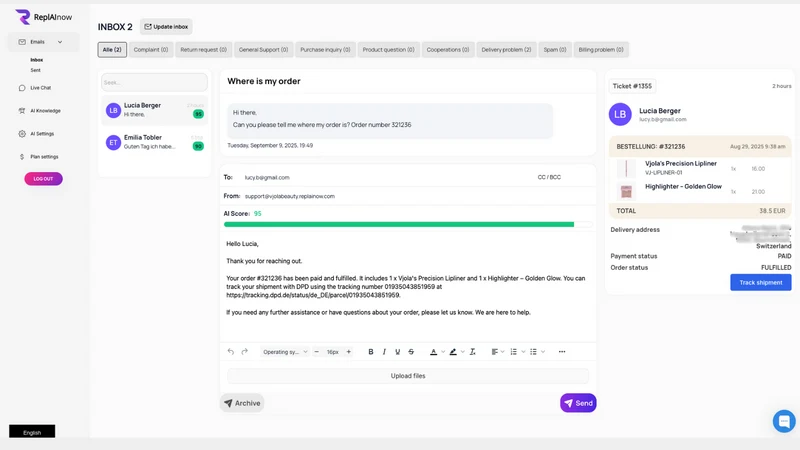 ReplAInow – AI Human Support