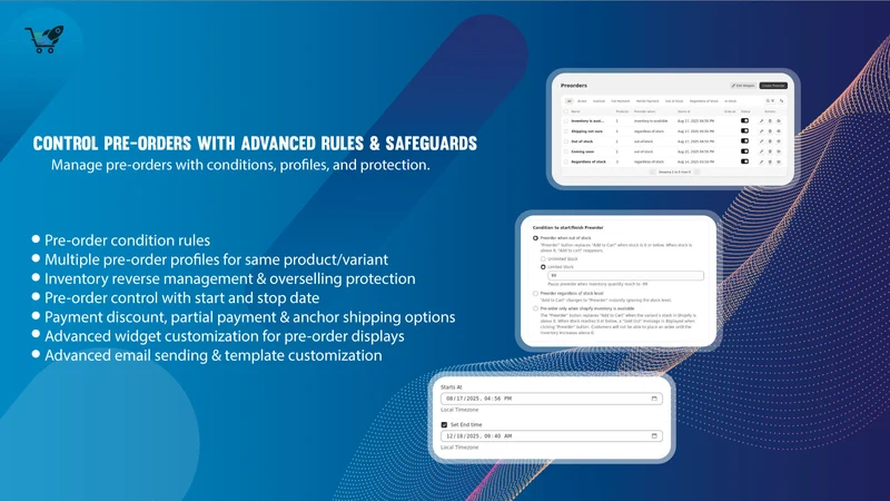 XPreOrder: Pre order Manager
