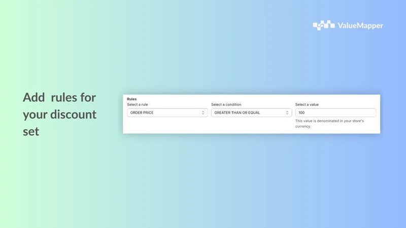 ValueMapper Bulk Discounts