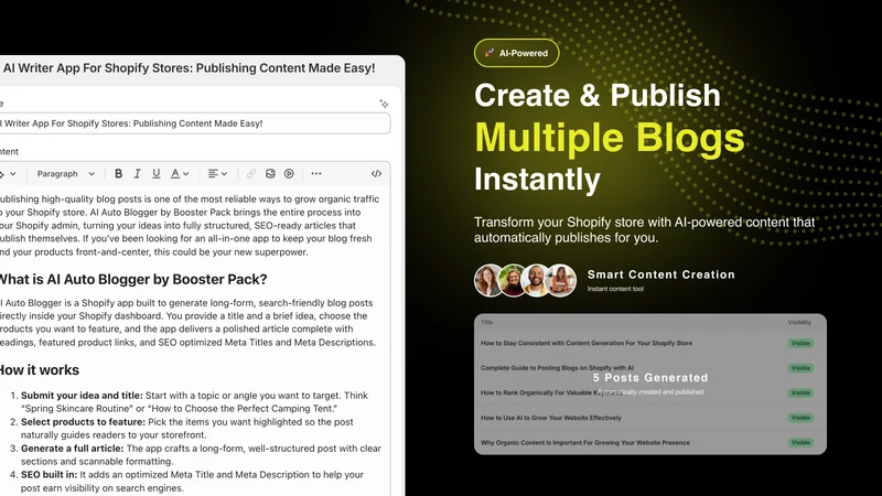 BoosterPack AI Auto Blogger