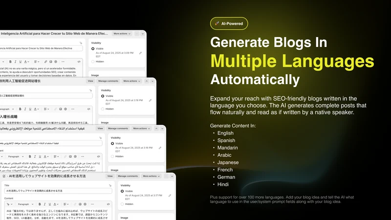 BoosterPack AI Auto Blogger