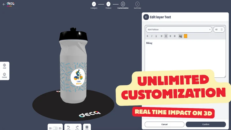Decq Creativ 3D Customizer