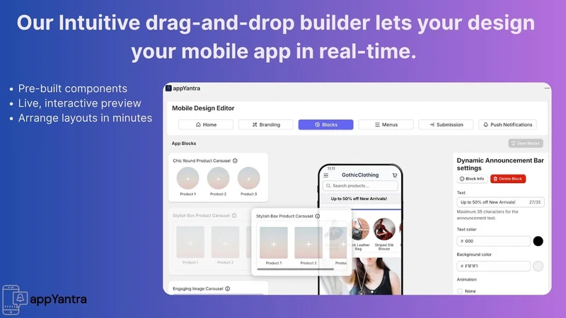 Mobile App Builder | appYantra