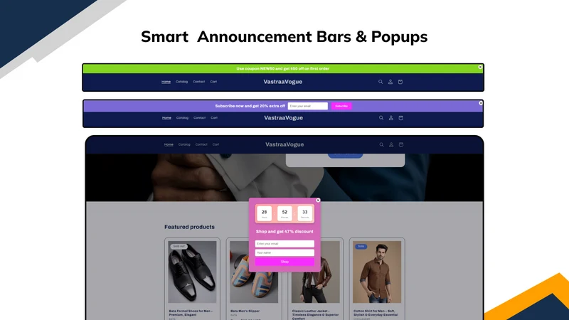 Zehntech Popups & Banners App