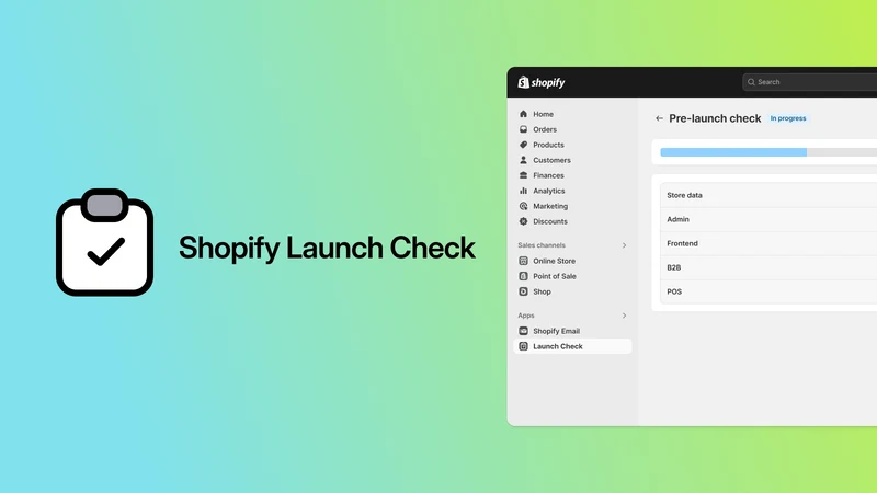 Shopify Launch Check
