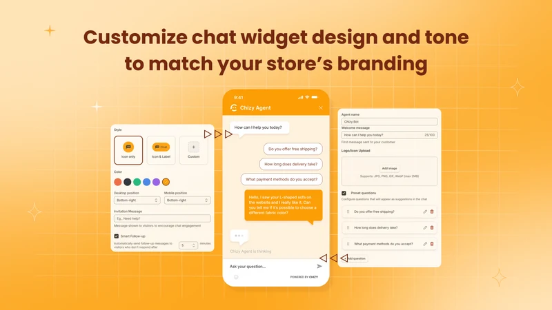 Chizy: AI Chatbot & Live Chat