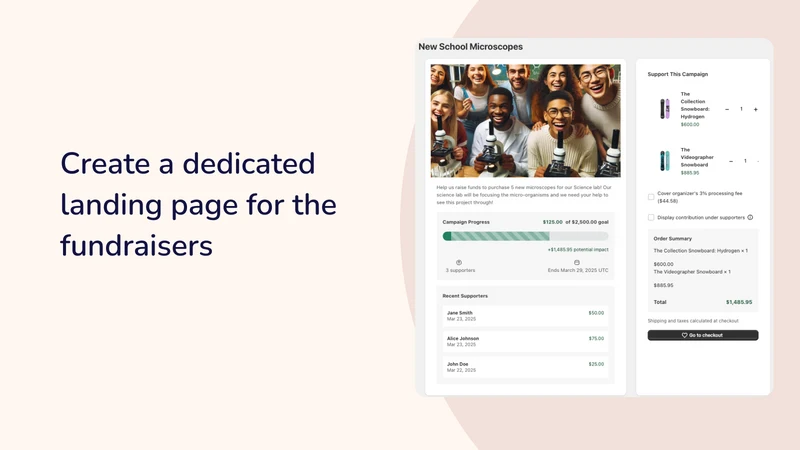 Raisewave: Fundraiser