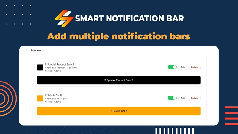 Smart Notification Bar