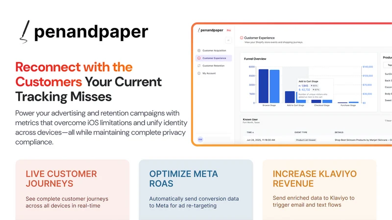 Pen & Paper Conversion Tracker