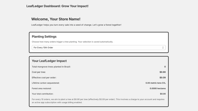 Leafledger Tree Planting