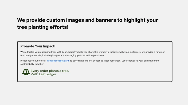 Leafledger Tree Planting