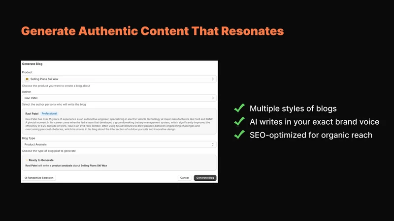 SEO Genius: AI Blog Writer