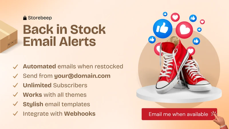 Storebeep Restock Alerts