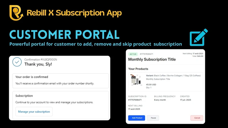 Rebill Subscription App