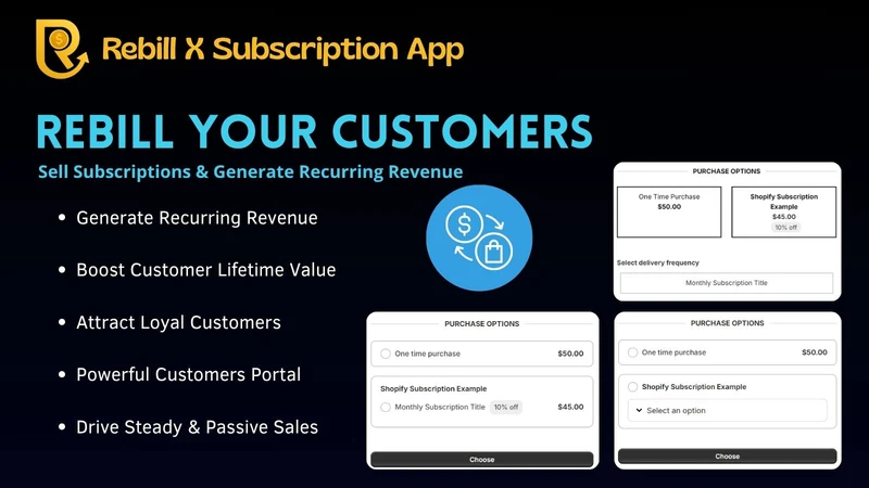 Rebill Subscription App