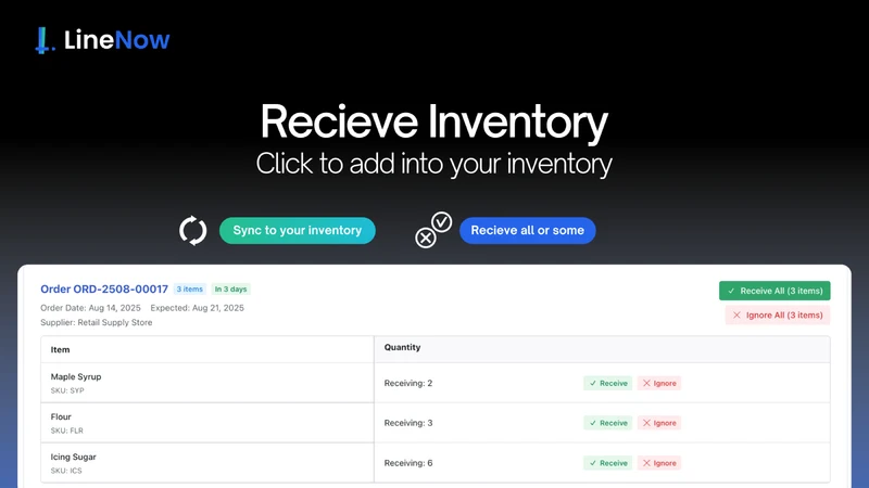 LineNow: Retail Purchasing