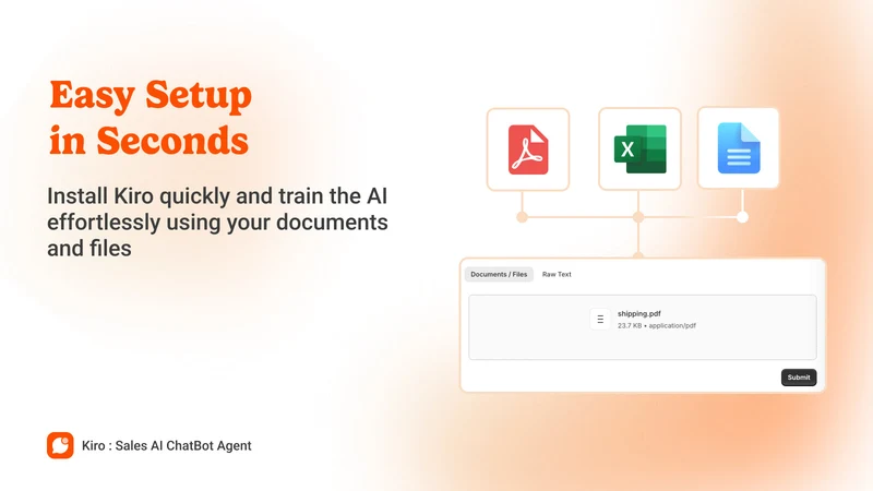 Kiro : Sales AI ChatBot Agent