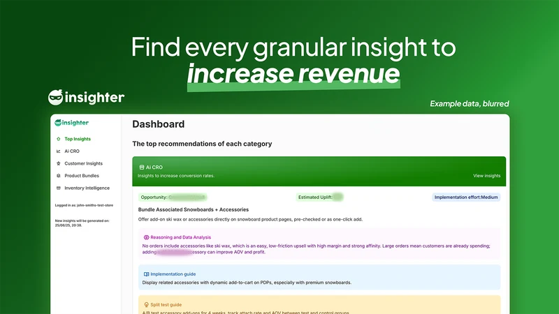 Insighter: AI CRO & Insights