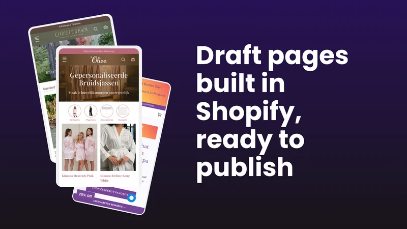 Fudge AI Store & Page Builder