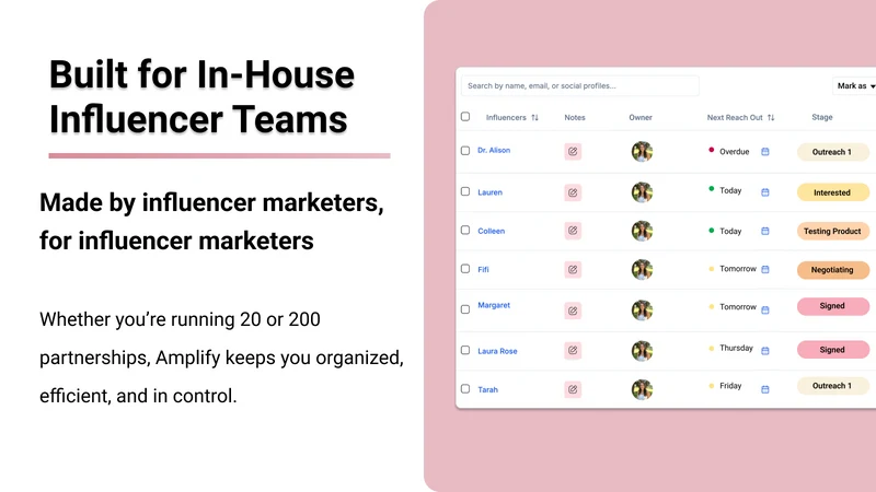 Amplify Influencer