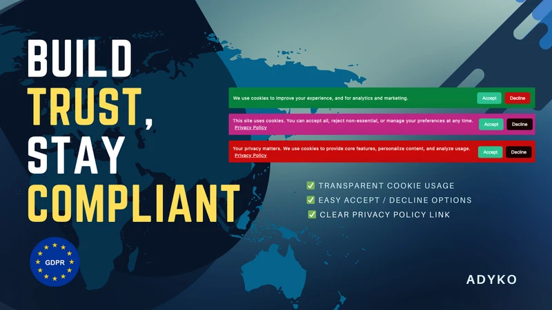 GDPR Cookies Consent | Banner+