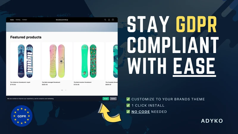 GDPR Cookies Consent | Banner+