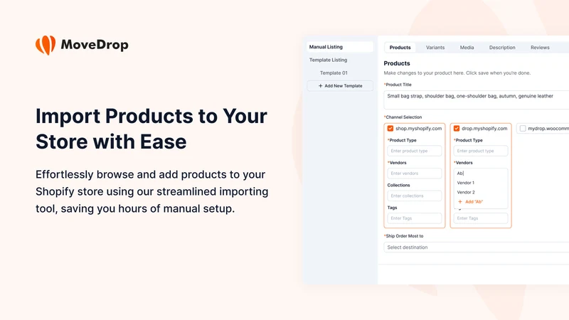 MoveDrop ‑Dropship & Fulfill