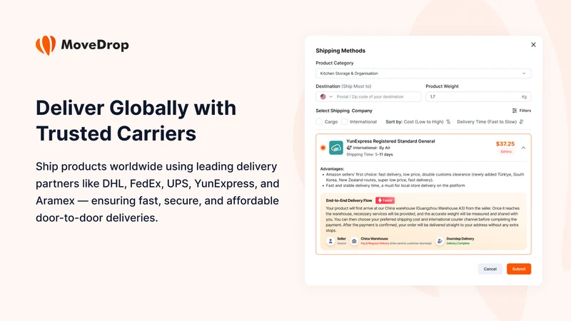 MoveDrop ‑Dropship & Fulfill