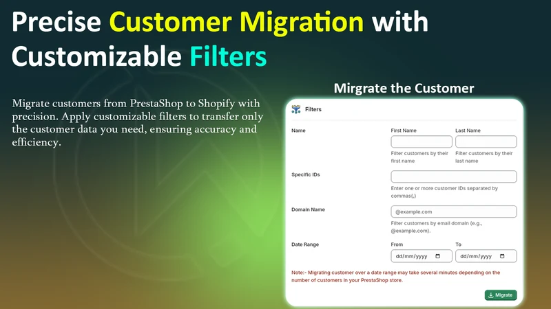 WBL ‑ PrestaShop Migrator Pro