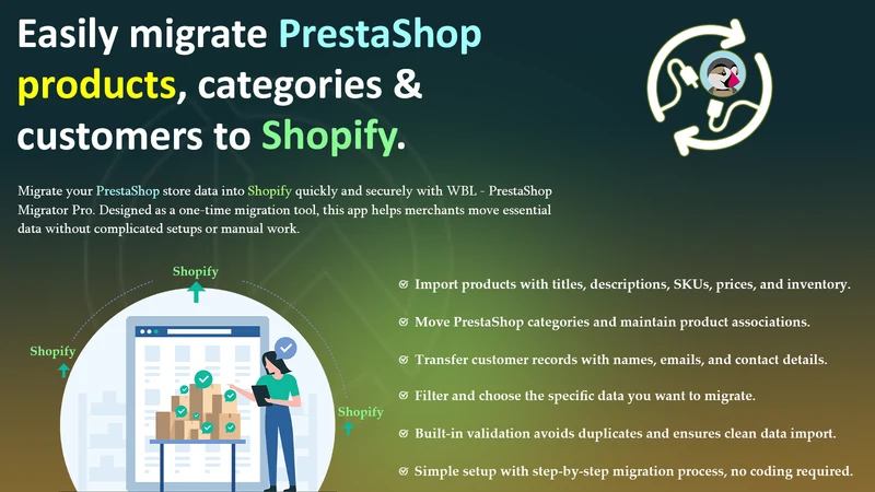 WBL ‑ PrestaShop Migrator Pro