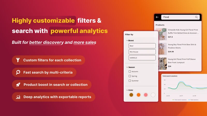Findter Custom Filter & Search
