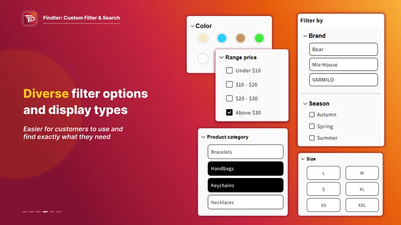 Findter Custom Filter & Search