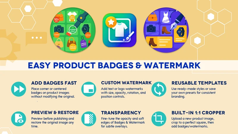 Easy Product Badge & Watermark