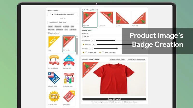 Easy Product Badge & Watermark