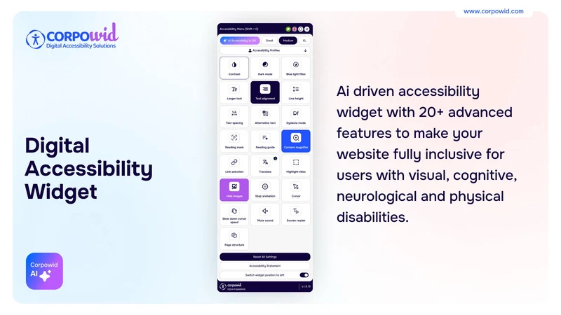 Corpowid ‑ 360° accessibility