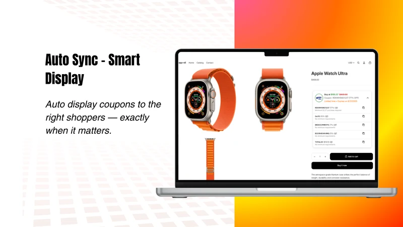 Klipable: Product Page Coupons
